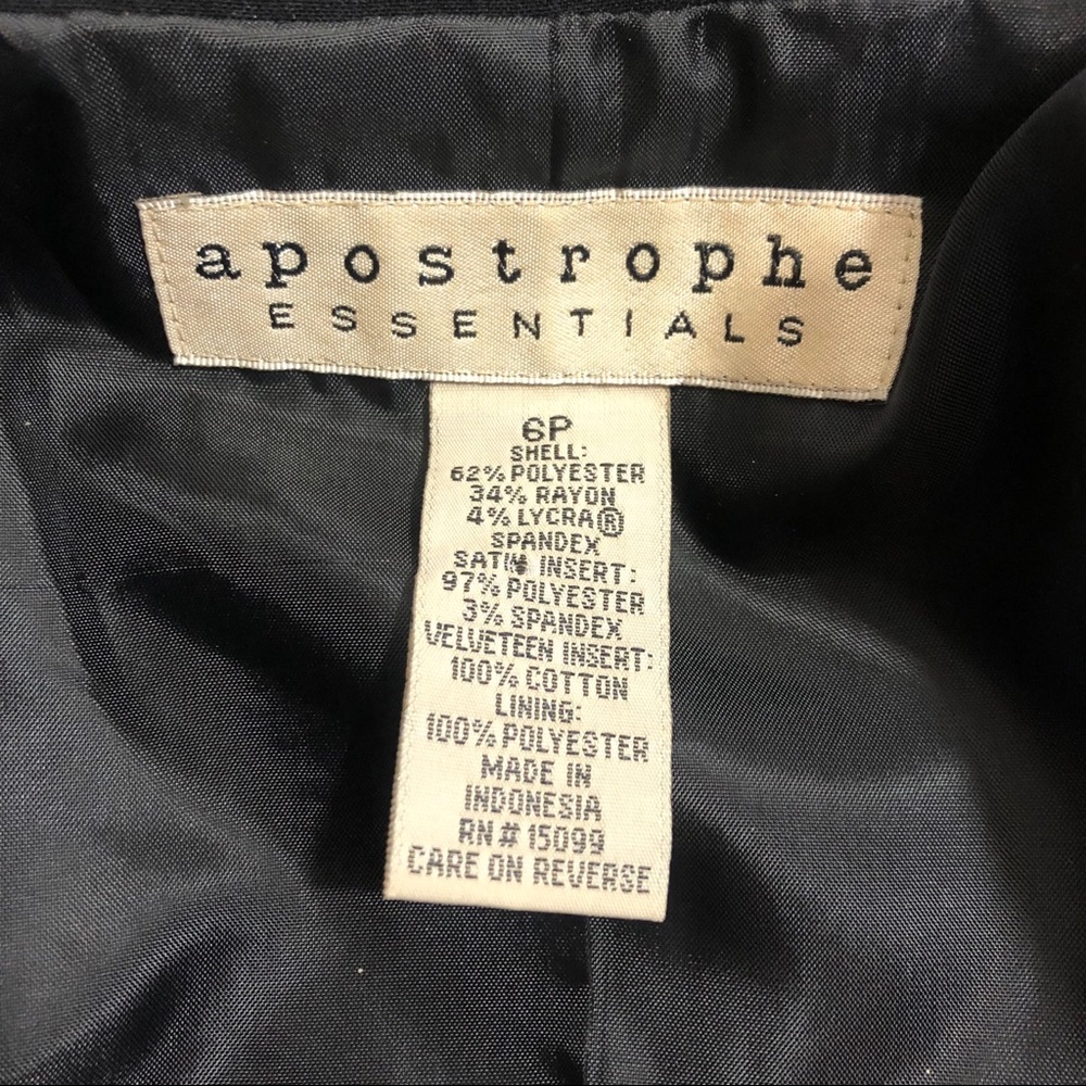 Apostrophe Essential Black Blazer - image 3